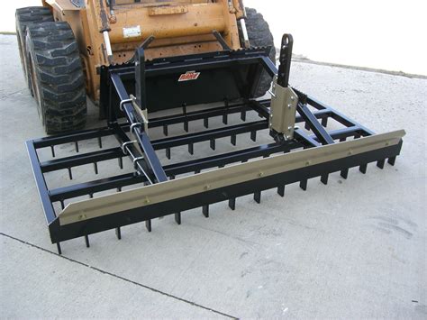 landscape rake for skid steer for sale|dirt rake for skid steer.